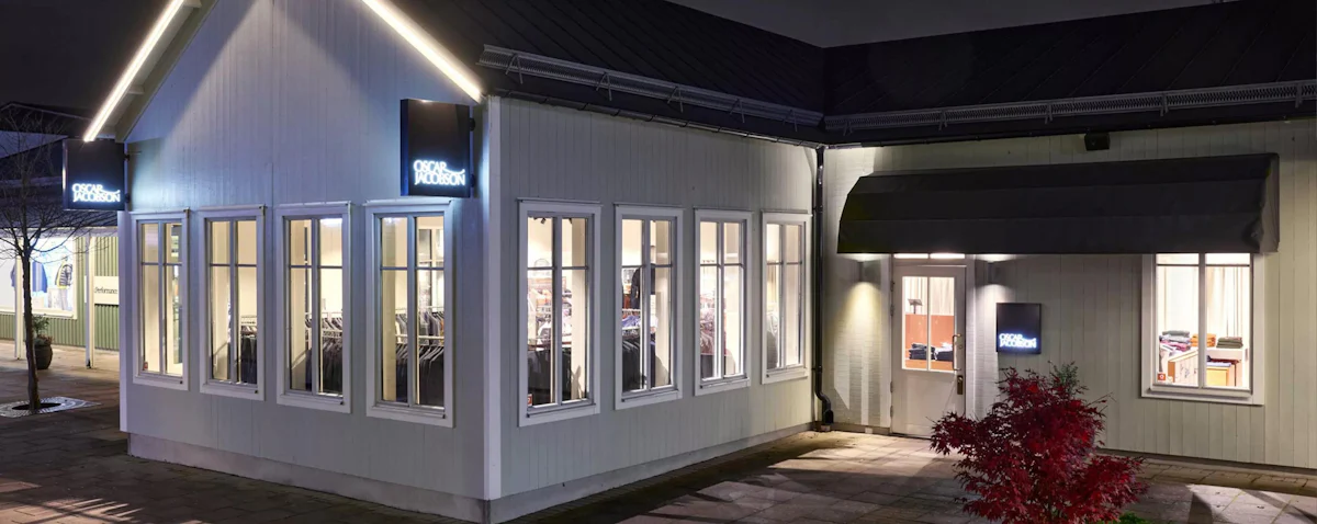 Oscar Jacobson Barkarby Outlet store